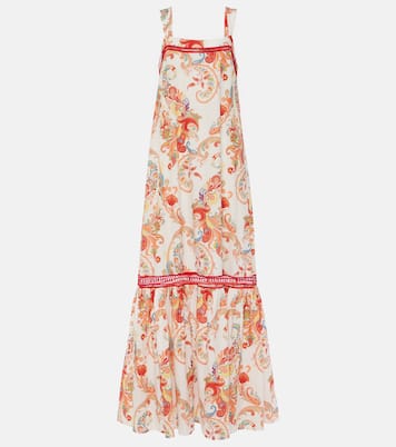 Robe longue en coton et soie | Etro