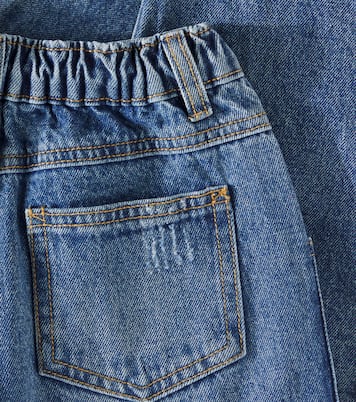 Jeans a gamba larga e vita media | Rylee + Cru