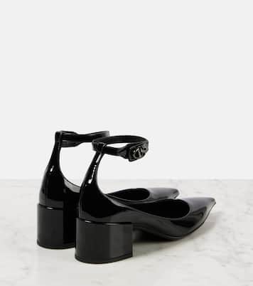 VLogo Lockette leather pumps | Valentino Garavani
