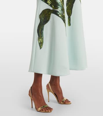 Vestido midi Emlynn de crepé con lentejuelas | Costarellos