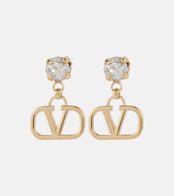 Pendientes VLogo Signature con cristales | Valentino