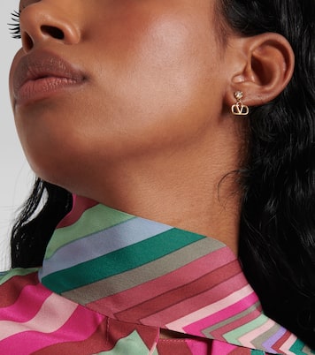 Pendientes VLogo Signature con cristales | Valentino