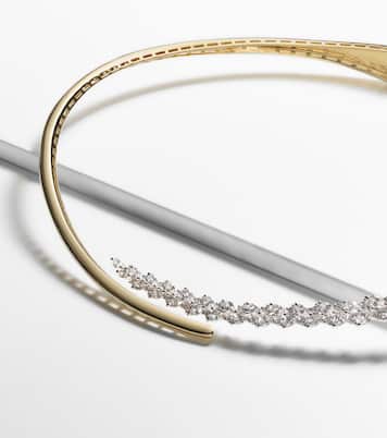 Collana Golden Strada in oro e oro bianco 18kt con diamanti | Yeprem