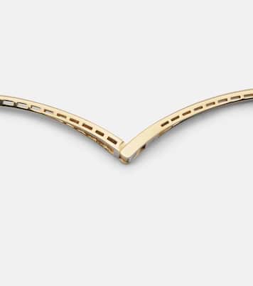 Collana Golden Strada in oro e oro bianco 18kt con diamanti | Yeprem