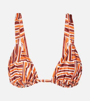 Top de bikini estampado | Faithfull
