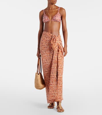 Top de bikini estampado | Faithfull