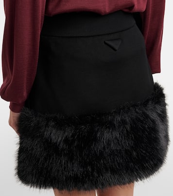 Minigonna in misto cotone | Prada