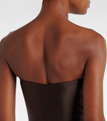 Embellished bandeau swimsuit | Adriana Degreas