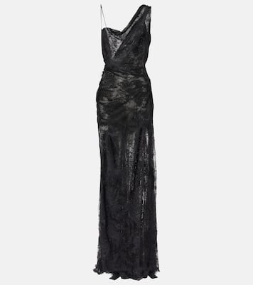 Bridal Lace Minerva semi-sheer open-back gown | Vivienne Westwood