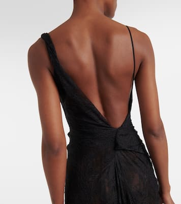 Bridal Lace Minerva semi-sheer open-back gown | Vivienne Westwood