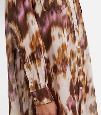 Robe chemise Elaine imprimée en coton | Marant Etoile
