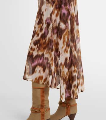 Robe chemise Elaine imprimée en coton | Marant Etoile