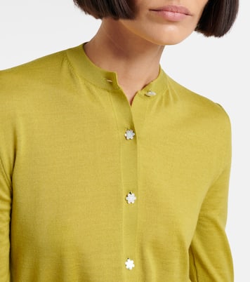 Cardigan in cashmere e seta | Gucci