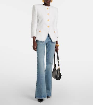 Jean flare à taille haute | Balmain