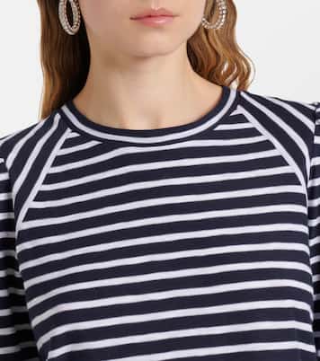 Top in jersey di cotone a righe | Veronica Beard