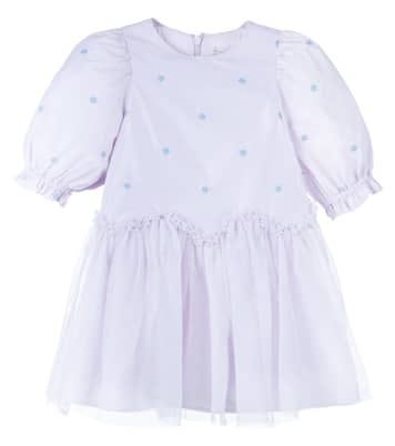 Besticktes Kleid mit Tüll | Stella McCartney Kids