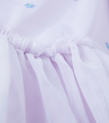 Besticktes Kleid mit Tüll | Stella McCartney Kids