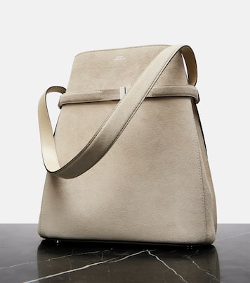 Tote Day Medium aus Veloursleder | Toteme