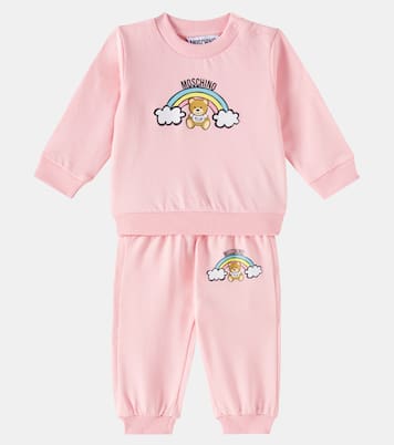 Baby Set aus Sweatshirt und Jogginghose | Moschino Kids