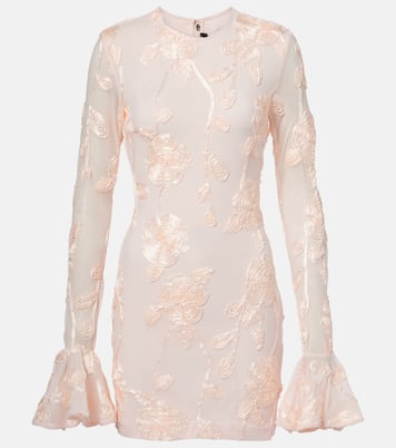 Embroidered mesh minidress | Rotate