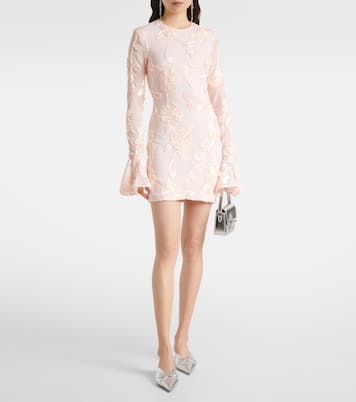 Embroidered mesh minidress | Rotate
