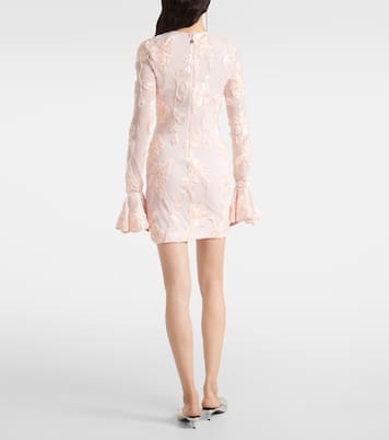 Embroidered mesh minidress | Rotate