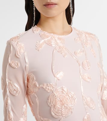 Embroidered mesh minidress | Rotate