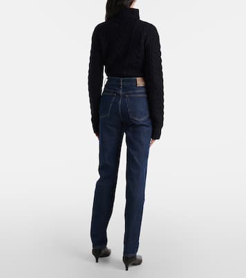 Jeans slim de tiro alto | Toteme