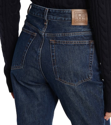 Jeans slim de tiro alto | Toteme