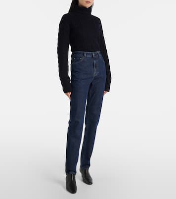 Jeans slim de tiro alto | Toteme