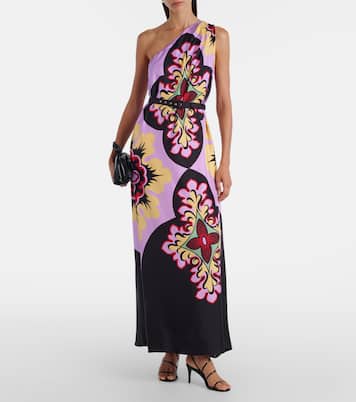Roy printed silk twill maxi dress | La DoubleJ