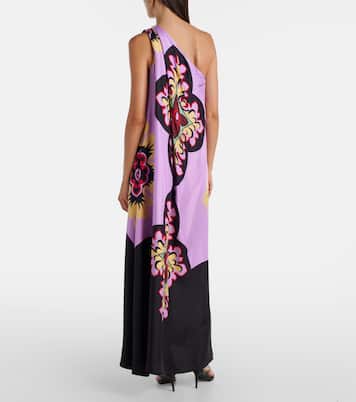 Roy printed silk twill maxi dress | La DoubleJ