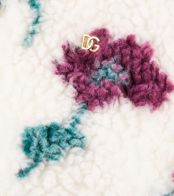 Floral teddy jacket | Dolce&Gabbana Kids