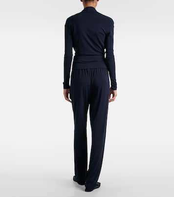 Fina draped jersey top | Tove