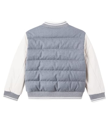 Collegejacke Alvaro aus Wollflanell | Moncler Enfant