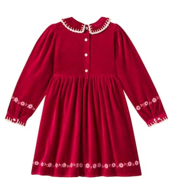 Millie embroidered cotton and linen dress | Bebe Organic