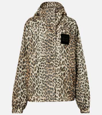 Leopard-print jacket | Ganni