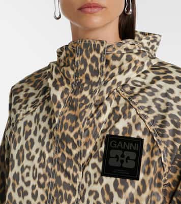 Leopard-print jacket | Ganni
