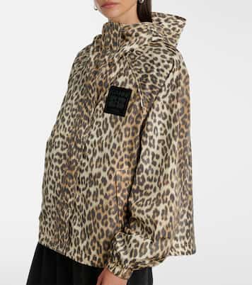 Leopard-print jacket | Ganni