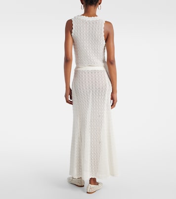 Crochet maxi skirt | Ganni