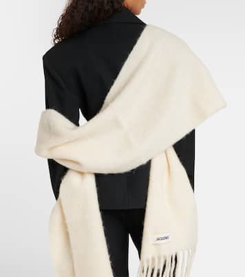 Écharpe Carro en alpaga, mohair et laine mélangés | Jacquemus