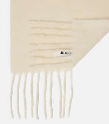 Écharpe Carro en alpaga, mohair et laine mélangés | Jacquemus