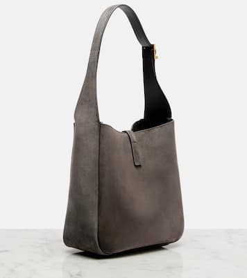 Le 5 à 7 Supple Small suede shoulder bag | Saint Laurent