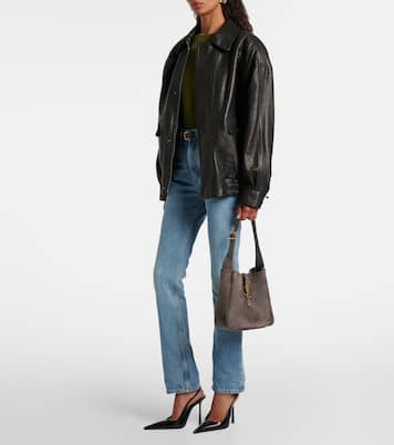 Le 5 à 7 Supple Small suede shoulder bag | Saint Laurent