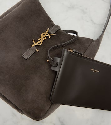 Le 5 à 7 Supple Small suede shoulder bag | Saint Laurent