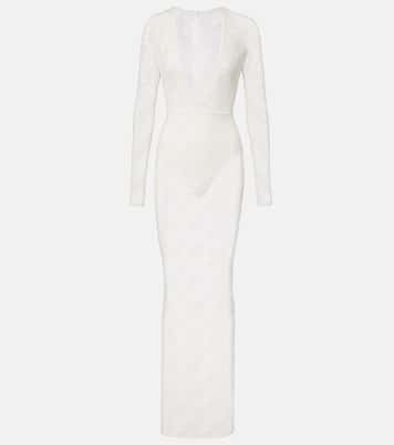 Bridal sheer lace gown | Alex Perry