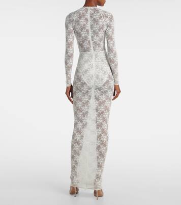 Bridal sheer lace gown | Alex Perry