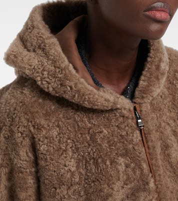 Shearling and cashmere jacket | Brunello Cucinelli