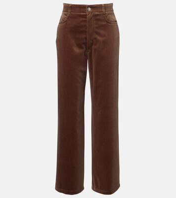 Pantaloni a gamba larga in velluto di cotone | 'S Max Mara
