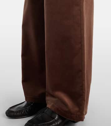 Pantaloni a gamba larga in velluto di cotone | 'S Max Mara